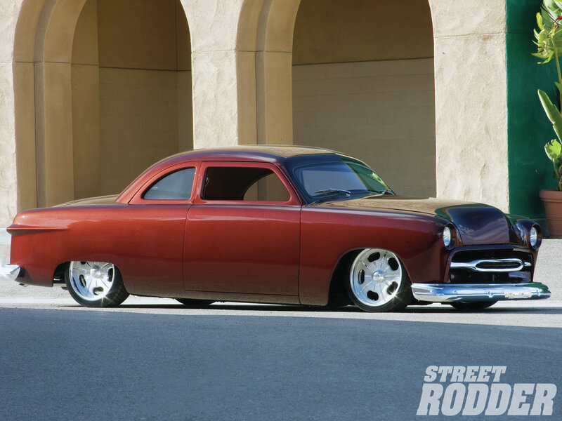 Red Custom Coupe Car