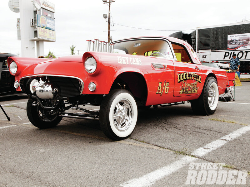 Red Custom Drag Car