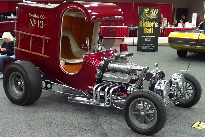 Red Custom Fire Truck