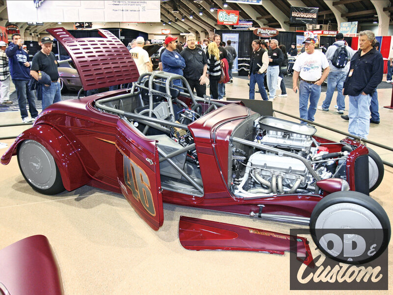 Red Custom Hot Rod — Active