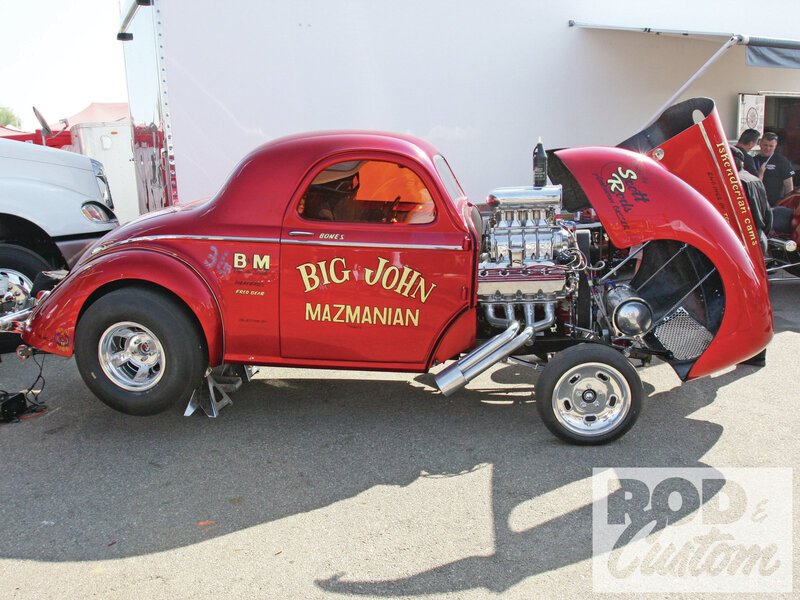 Red Custom Hot Rod — Showcase, Afternoon