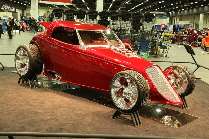 Red Custom Hot Rod — Showcase, Photograph, Car Show