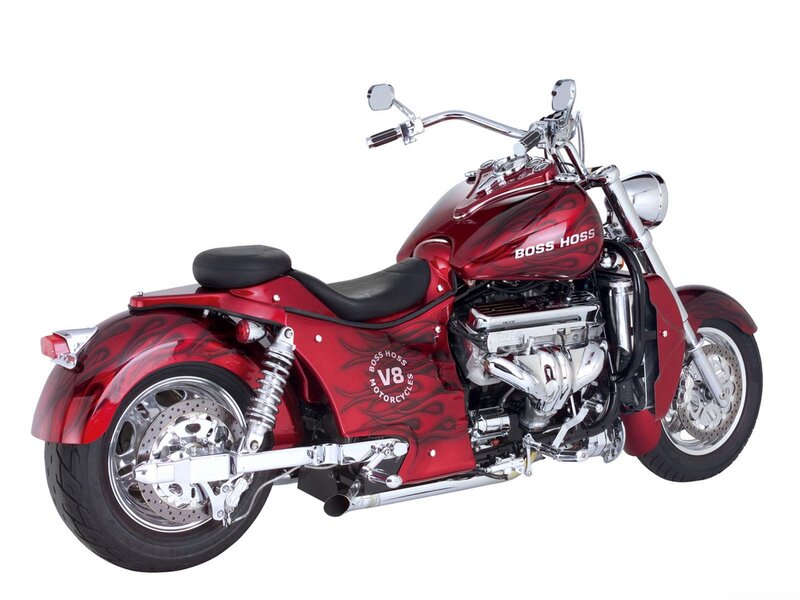 Red Custom Motorcycle — Showcase