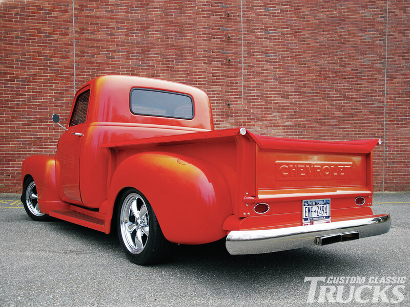 Red Custom Pickup Truck — Showcase, Photograph