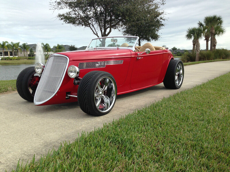 Red Custom Roadster — Calm