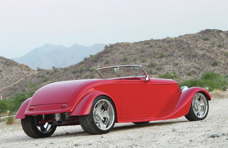 Red Custom Roadster — Serene