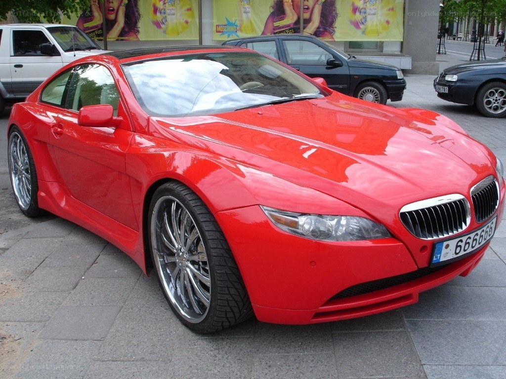 red custom sports car