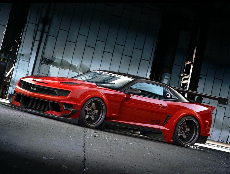 red custom sports car