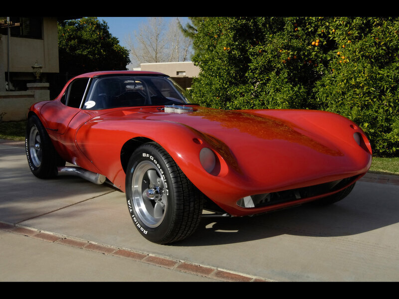 Red Custom Sports Car — Calm
