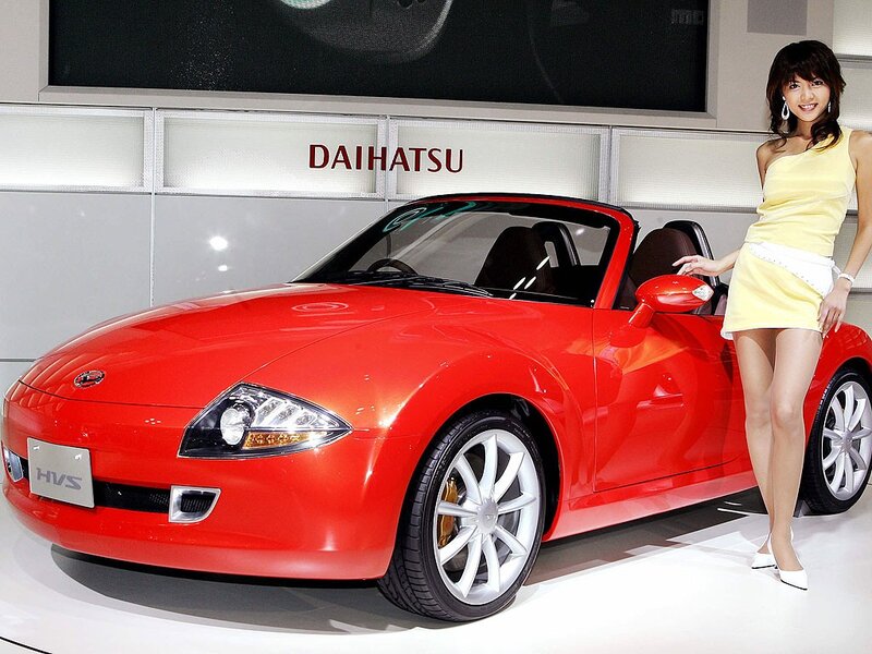 Red Daihatsu HVS Concept Car