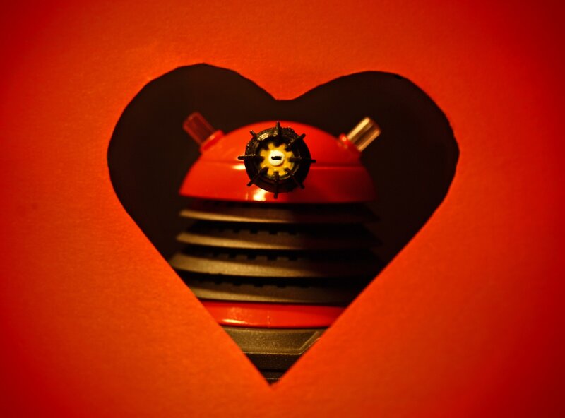 Red Dalek Toy
