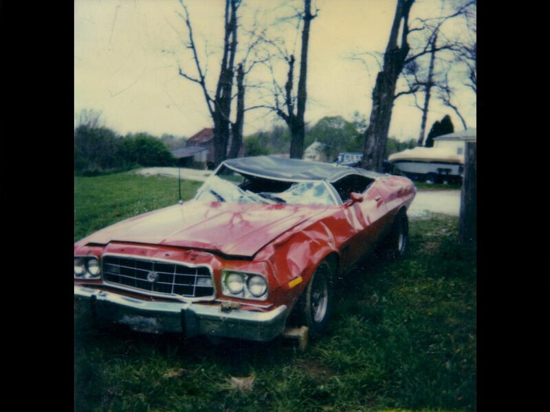 Red Damaged Convertible