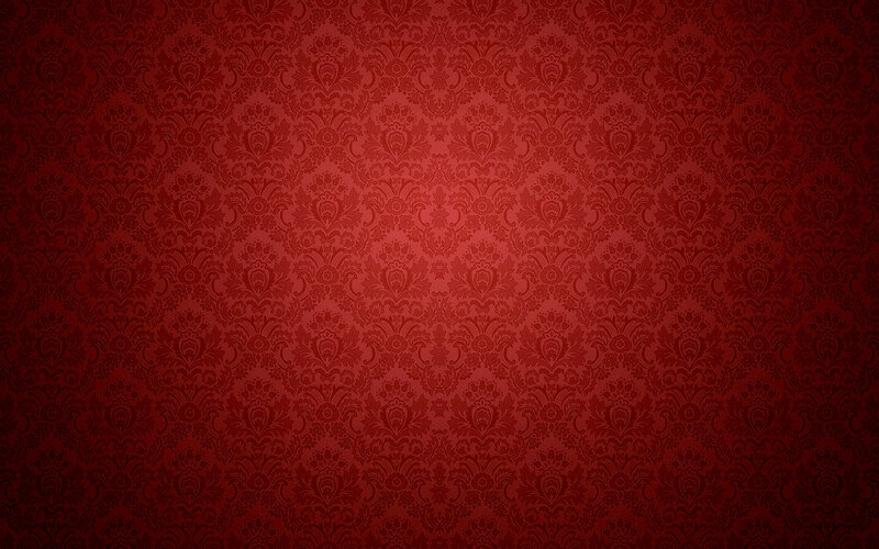 red damask pattern