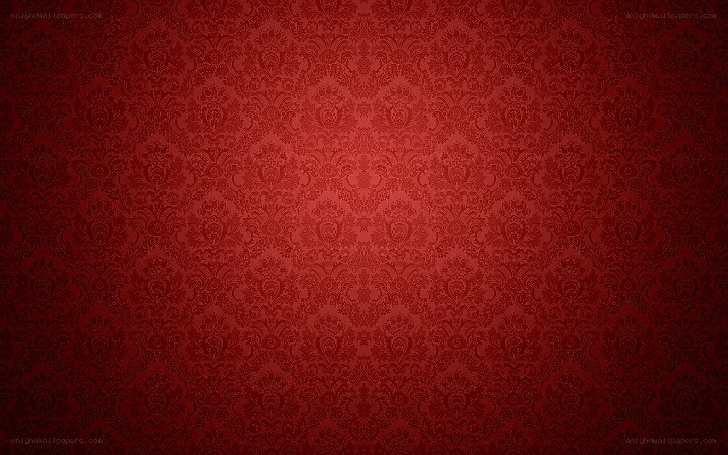 red damask pattern