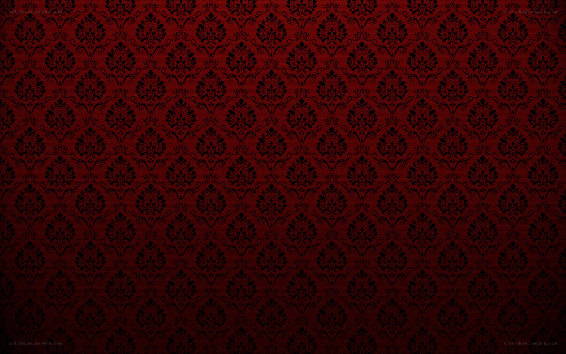 red damask pattern background