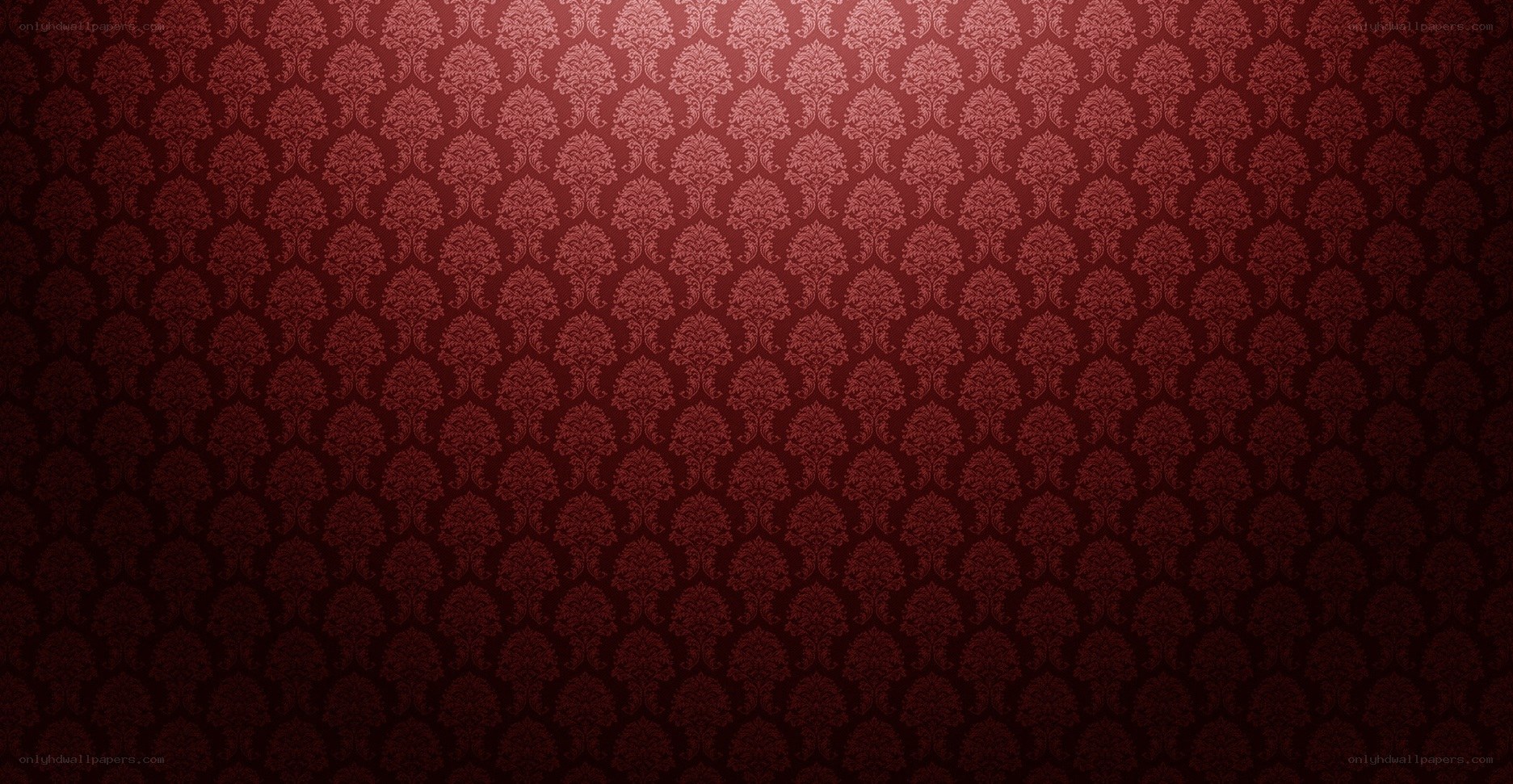 red damask pattern wallpaper