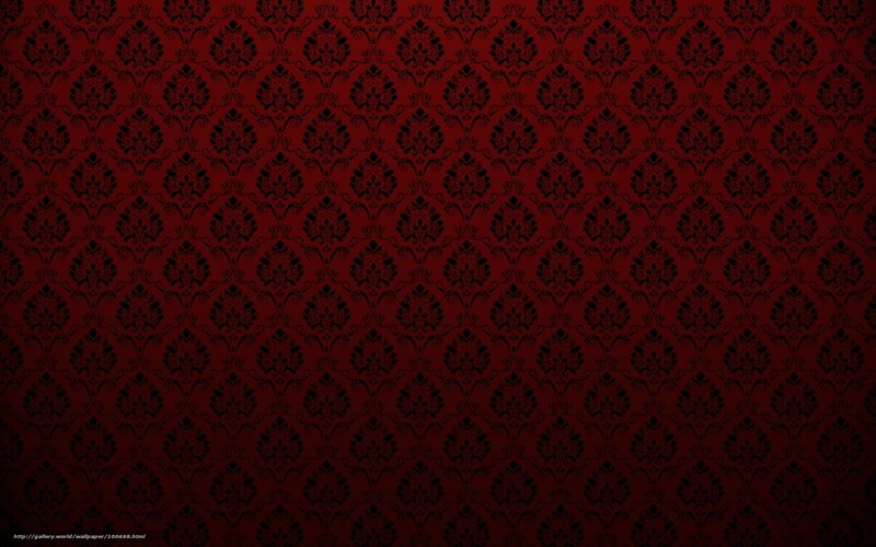 red damask pattern wallpaper