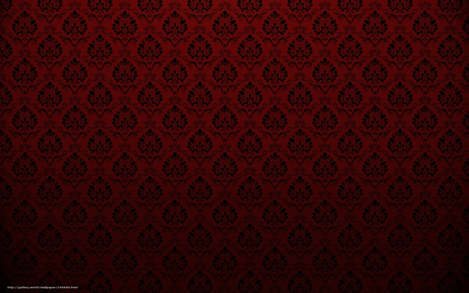 red damask pattern wallpaper