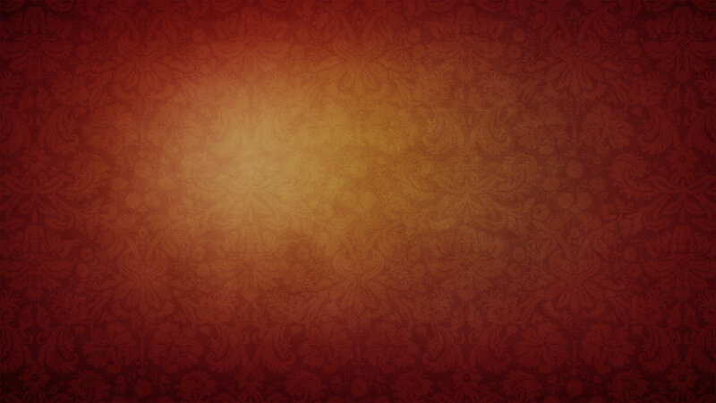 red damask pattern with warm glow
