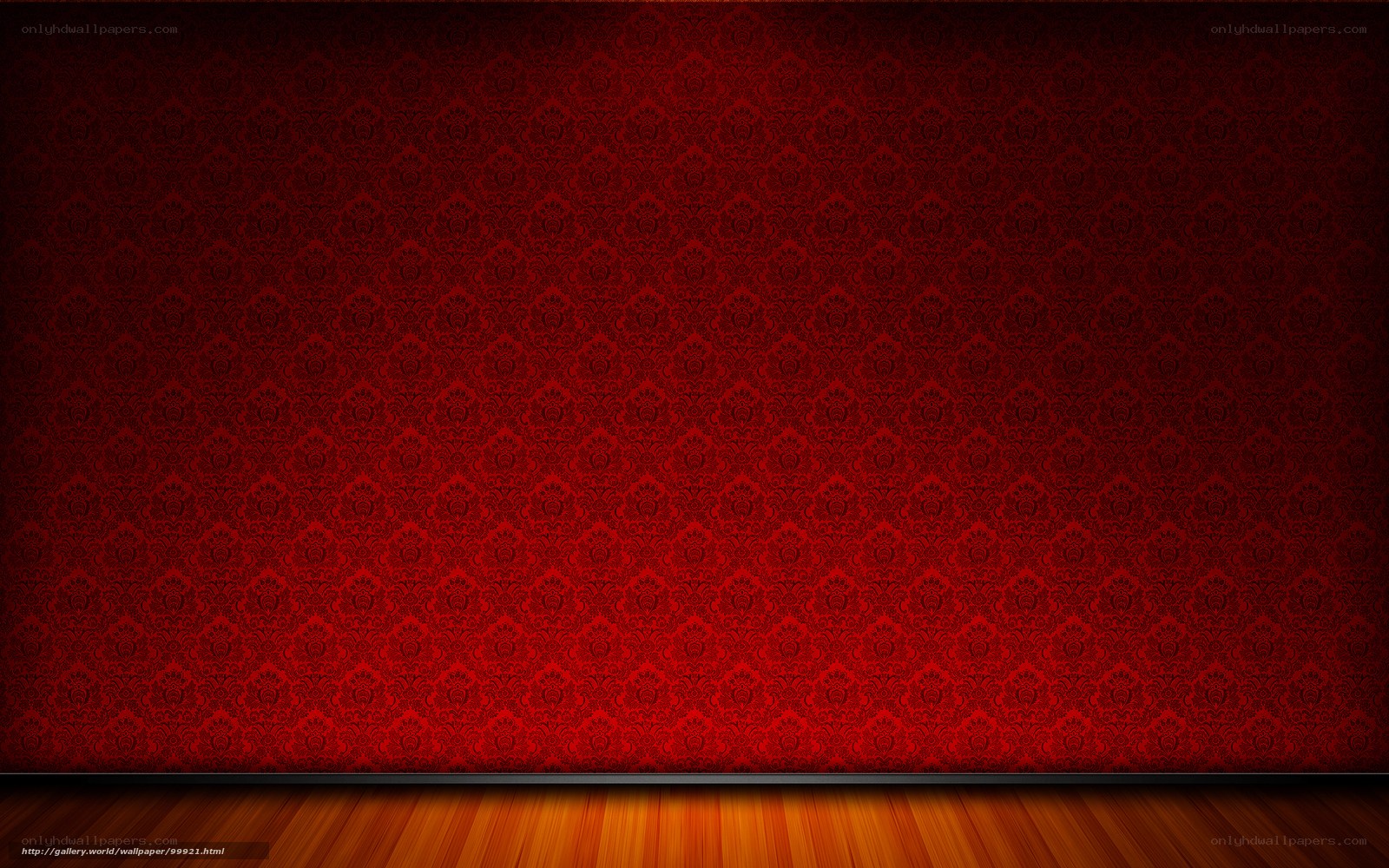 red damask wallpaper background