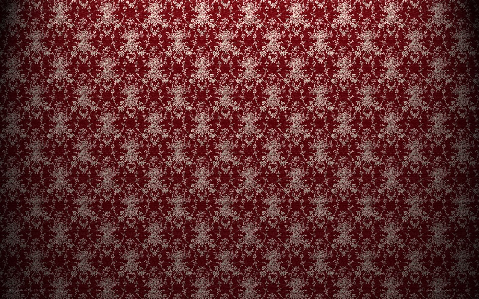 red damask wallpaper pattern