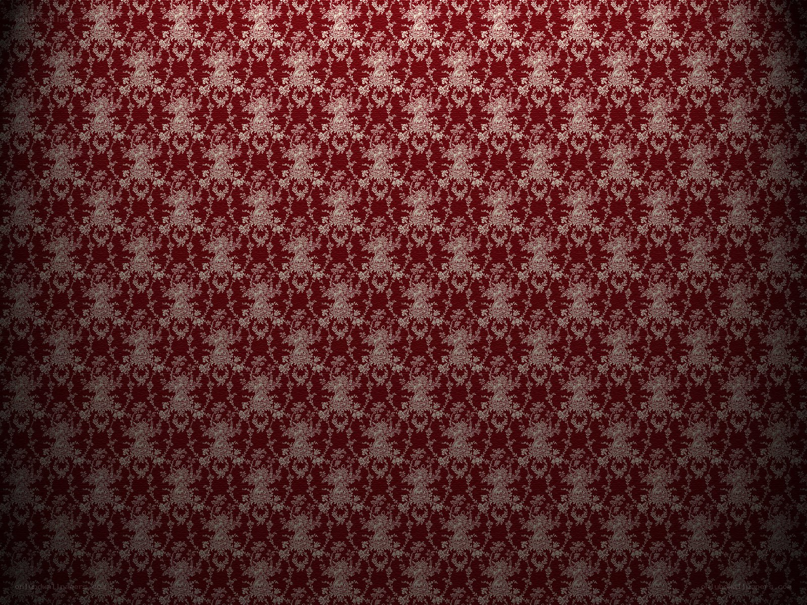 red damask wallpaper pattern
