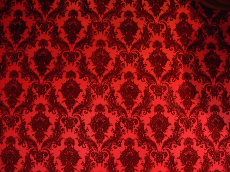 Red Damask Wallpaper