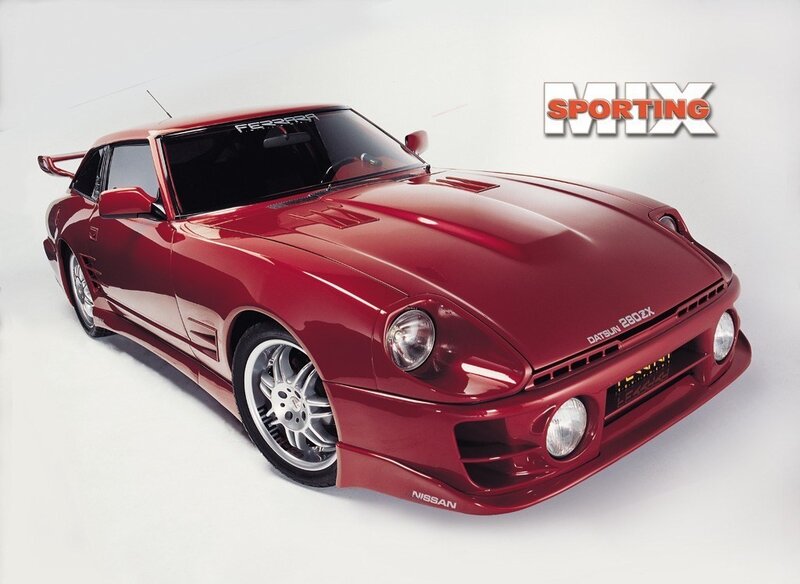 Red Datsun 280ZX sports car
