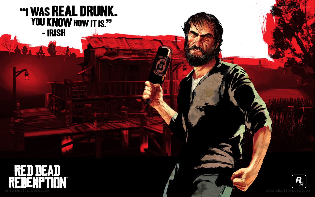 Red Dead Redemption character art