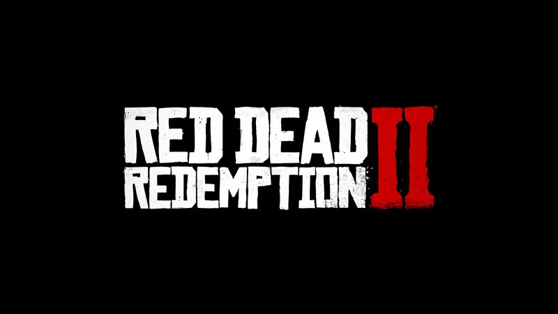 Red Dead Redemption II Logo — Black, Dramatic