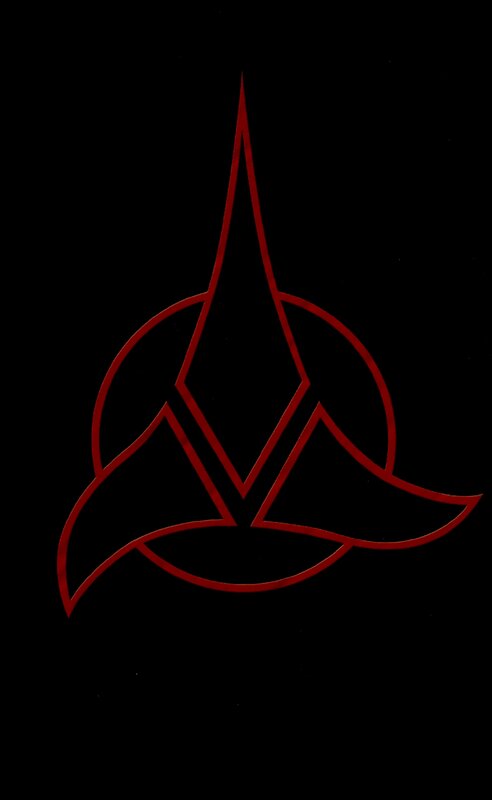 red delta symbol on black