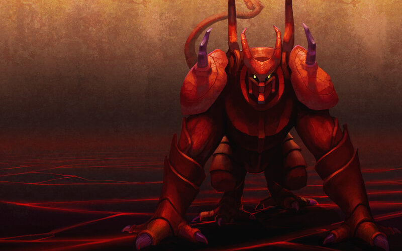 red demon creature