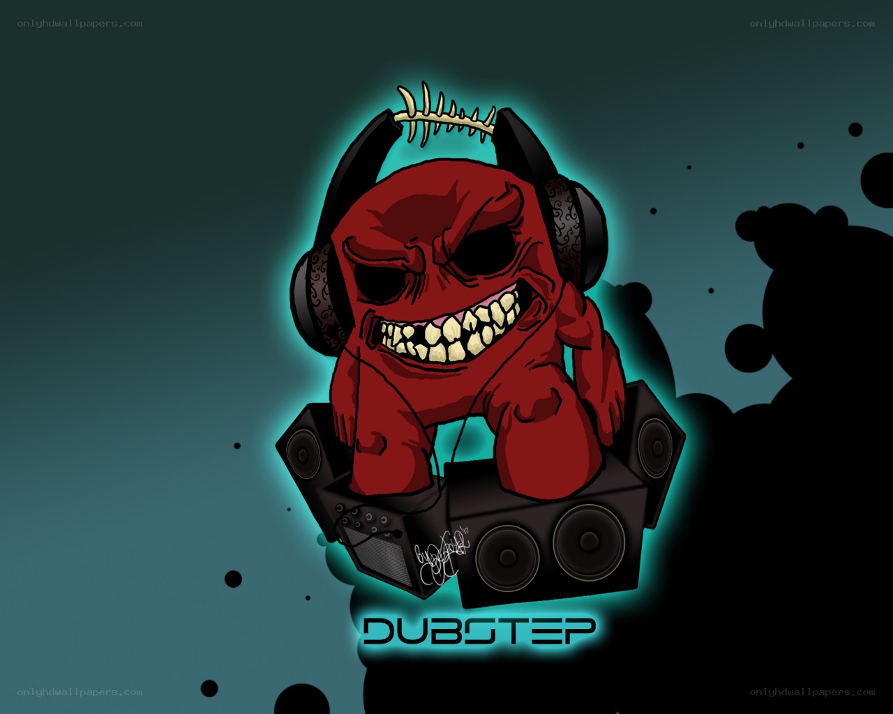 red demon dj character