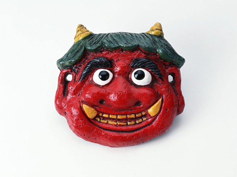 Red Demon Mask — Playful
