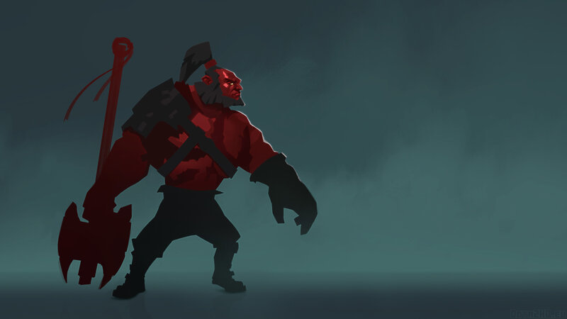 red demon warrior