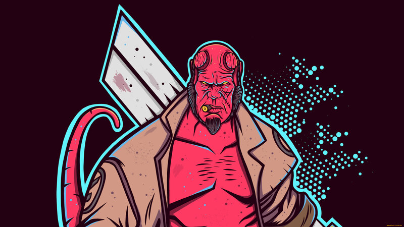 Red Demon with Tail