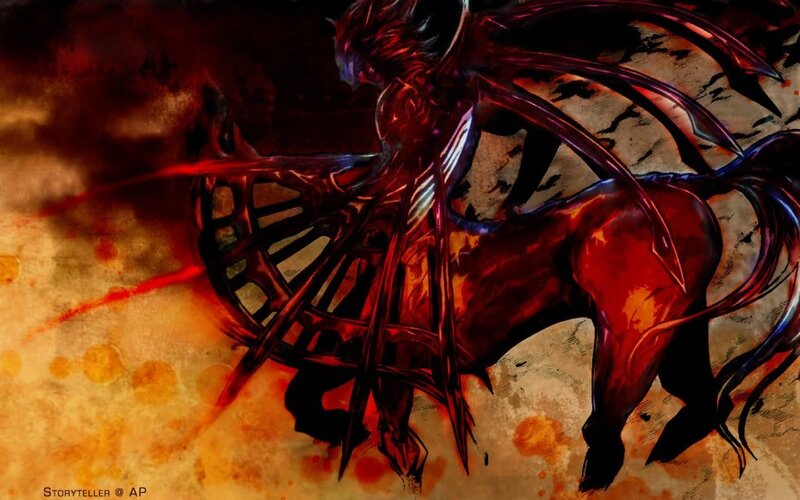 Red Demonic Creature — Dramatic