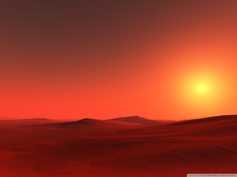 Red Desert Landscape