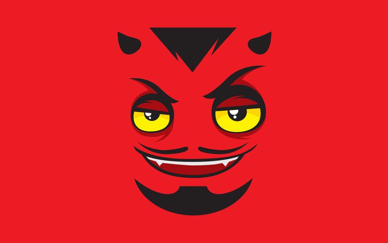 Red Devil Face