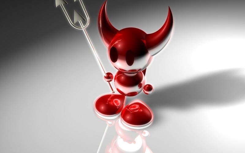 Red Devil Figurine