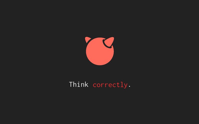 Red Devil Icon — Black