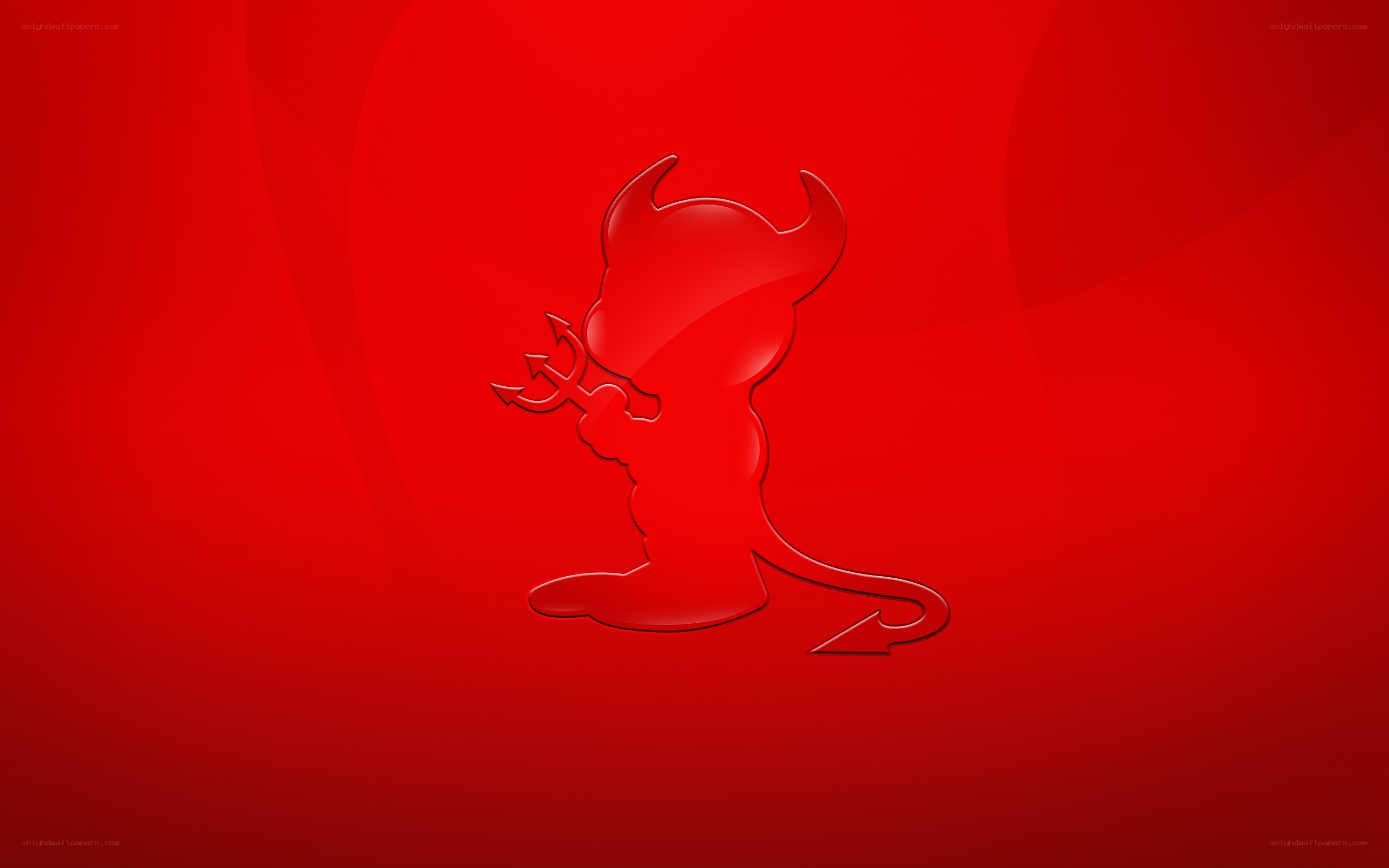 red devil silhouette logo