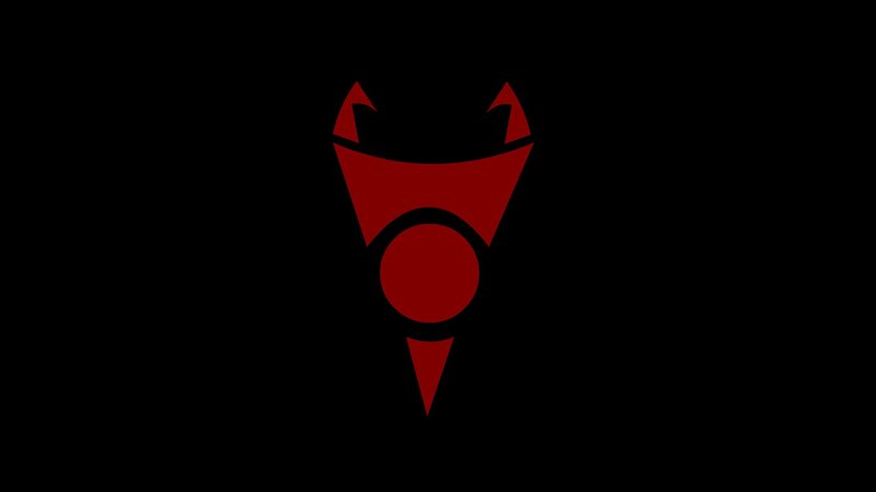 red devil symbol logo