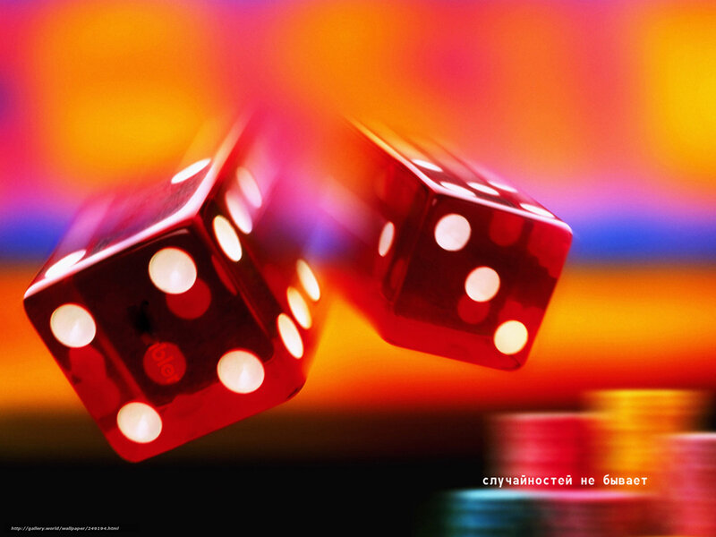 Red Dice in Motion — Dynamic