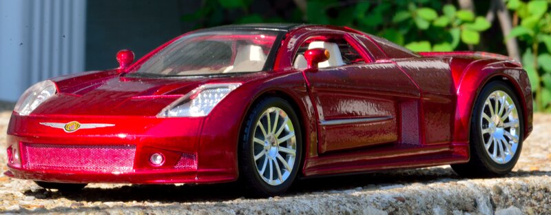 Red Die-cast Sports Car