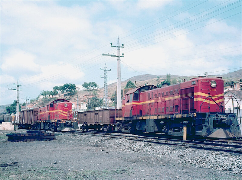 Red Diesel Locomotives