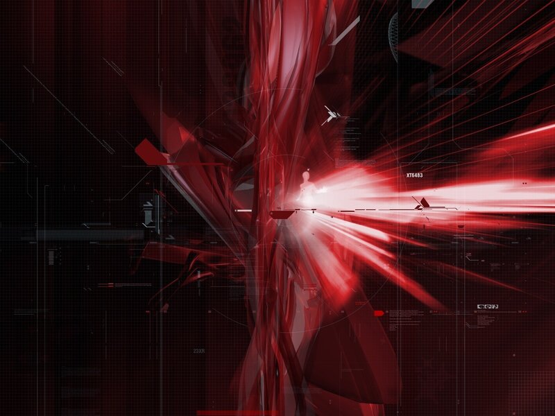 Red Digital Explosion