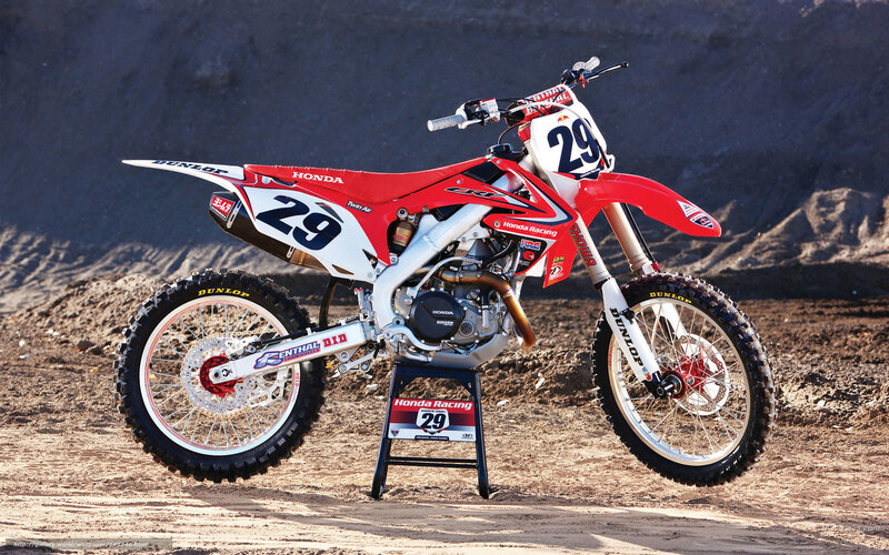 Red Dirt Bike — Dramatic