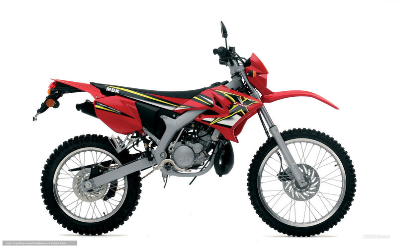 red dirt bike motorcycle