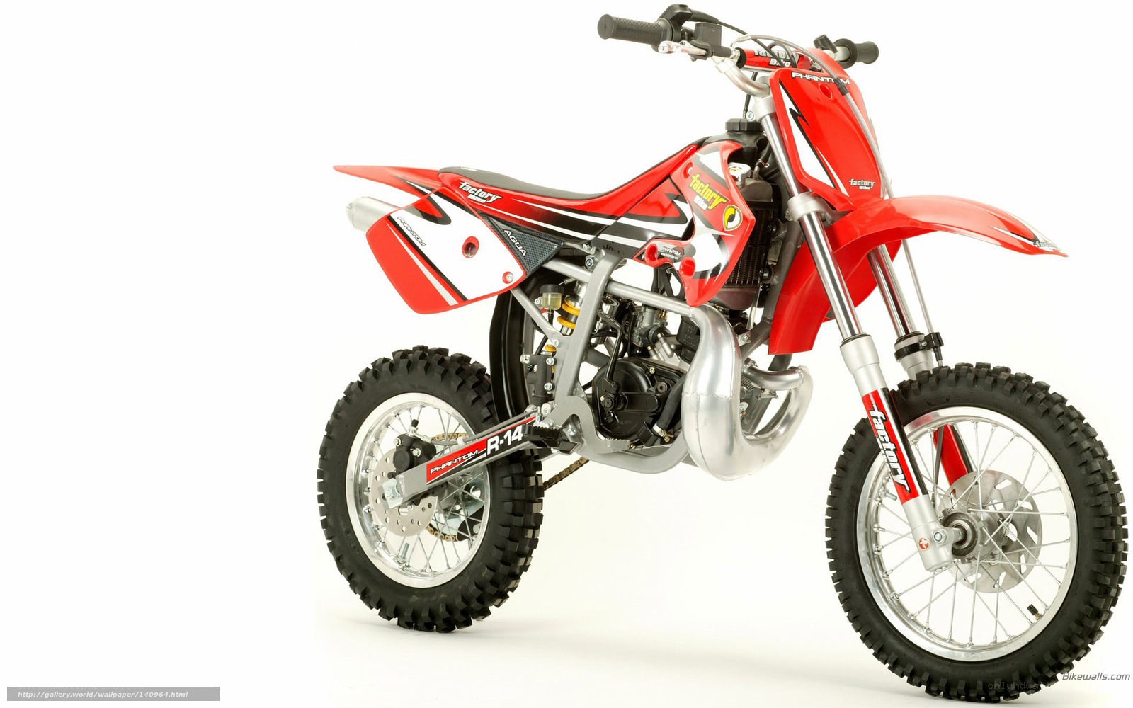 red dirt bike motorcycle